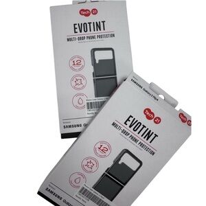 Tech21 EvoTint Protective Case for Samsung Galaxy Z Flip4 - Transparent Black